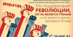 Кто поддерживает революции, тот не является ученым и не является призывающим к Исламу.